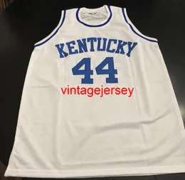 Dan Issel＃44ケンタッキーザギャルスワイルドキャッツレトロバスケットボールジャージーメンズステッチカスタム番号NAME Jerseys