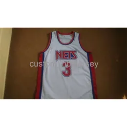 Homens Mulheres Juventude Nova Jersey Drazen Road Petrovic Classics Basquete Costume Nome Personalizado Qualquer Número