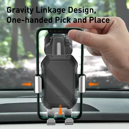 Autotelefonhalter Starker Saugnapf Car Mount Halter 360 Grad Gravity Auto Halter Stand für Handy