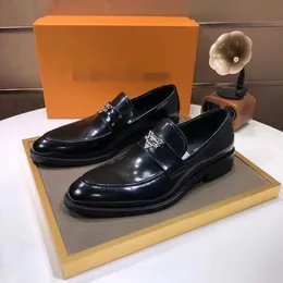 Мужская одежда для обуви моды жених свадьба подлинная кожаная бренда дизайнер оксфордс 2021 мужские формальные бизнес-квартиры размером 38-45 KJL0001