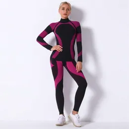 Women Thermal Underwear Suit Spring Autumn Winter Quick Dry Thermo Sporting Underwear Sets Female Fitness Gymming Long Johns 18A 211110