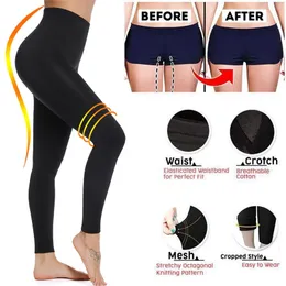 Miss Moly Leggings Women Sculpting Sleep Leg Legging High Waist Skinny Pants Slimming Thigh Slimmer 211215