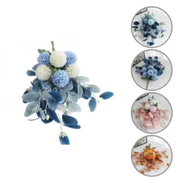 Decorative Flowers & Wreaths Simulation Flower Charming Fake Anti-fall No Withering Special Pography Props