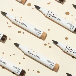 そばかすペンコンシーラー柔らかい茶色の長持ち防水ドットスポット鉛筆は沈没した顔の化粧の簡単なポイント人工的なそばかす120pcs /ロットDhl