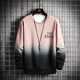 Casual Hoodies for Men Spring Autumn Printed Sweatshirt Male Hip Hop Harajuku Pullover Mens O-Neck Streetwear Hoodie Tops 210813