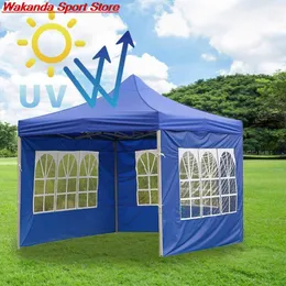Tält och skydd Fyra hörn Fällande Utomhus Tält Oxford Cloth Vattentät Camping Stall Gazebo Sun Shade Shelter Without Canopy Top