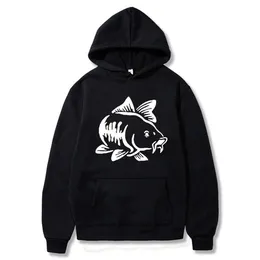 2021 Spring Autumn Carp Fish Hoodie Fishings Ruined My Life Pullover Men/women Funny Fashion Casual Hoodies H0910