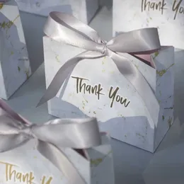 20 adet Teşekkür ederim Düğün Şeker Kutusu Kağıt Hediye Çantası Doğum Günü Partisi Dekorasyon Malzemeleri Bebek Duş Çikolata Kutuları Ambalaj 210724