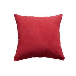 Cuscino/Cuscino Decorativo Fodera per Cuscino per Riposo per Ufficio Tinta Unita Semplice 45x45cm Senza Interno Velluto Olandese Quadrato Rosso Blu Verde Grigio Copridivano