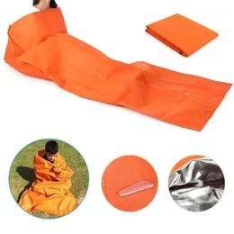 屋外キャンプ寝袋熱絶縁防水緊急サバイバルサックハイキング装置