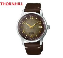 男性地球ダイヤルデザイナー腕時計40mm自動日付メンズドレスデザインウォッチ卸売男性ギフト腕時計レリーゴ