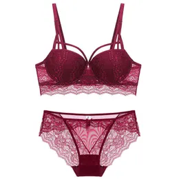 NXY SEXY SET Push Up Bra Set Conjunto Underkläder och Panty Sexig Underkläder Renda Kvinnor Brand Sous Vetement Femme Lenceria 1127