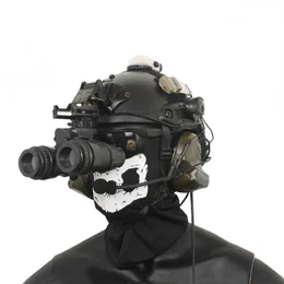 Cycling Helmets Tactical AN/PVS-15 NVG Night Vision Goggles Dummy Model & Aluminum Helmet Mount (1 Set)
