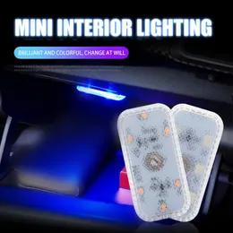 Magnetic Car LED Touch Lights Wireless Interior Light Strips USB Tak takläslampor 5V för dörrfotstammar