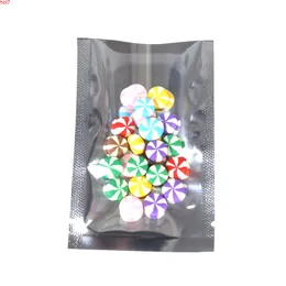 Variety of Sizes 100pcs Clear/ Silver Tear Notch Heat Sealing Vacuum Package Bags Mylar Flat Open Top Pouch Baghigh qty