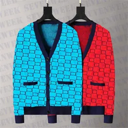 Chaquetas de suéter de Cardigan de moda para hombres y mujeres diseñadores sudaderas de la letra completa suéteres para mujer