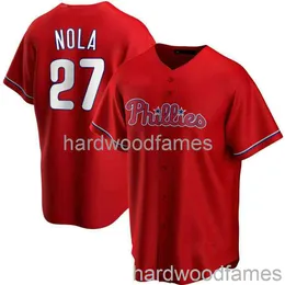 Maglia personalizzata Aaron Nola # 27 cucita uomo donna gioventù bambino maglia da baseball XS-6XL