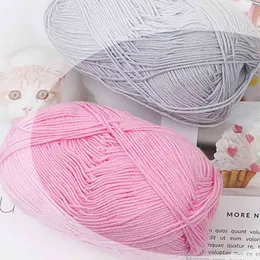 1PC Yarn Wool Knitting Yarn Crochet Yarn Lana Para Tejer Laine Wolle Cashmere Line Hand-knitted In Baby Wool Scarf Line Fine Wool#w Y211129