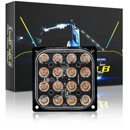 16 LED Flashing Strobe Strobe Light Truck Trail Trailer Zagrożenie Lampa Sygnał Sygnał Sygnał Lampa Stop Light