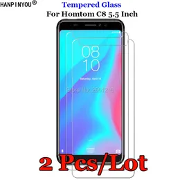 PCS/partia dla Homtom C8 Front Tward Temperted Glass 9H 2.5D Premium Ecran Protector odporny na obrońcę filmu 5.5 "Ochraniacze telefonów komórkowych