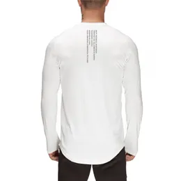 Muskleguys Mesh T-shirt siłownia odzież z długim rękawem trójnik fitness mężczyzna jesień casual moda szczupła fit tshirt bodybuilding topy 210421