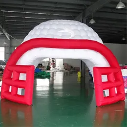 カスタムテントスポーツ巨大なインフレータブルヘルメットテントゲームイベント広告爆破サッカートンネルエントリージムフィールド
