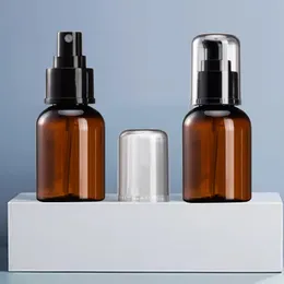 Garrafa de spray vazio de plástico mão Sanitizer garrafas de loção de viagens portáteis portáteis recipientes cosméticos de cosméticos perfume sprays BLH5289 TYJ