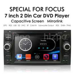 폴란드의 선수 선수 2Din 자동차 DVD GPS NAVI 스테레오 라디오 오디오 초점 2 Mondeo S C Max Fiesta Galaxy Connect