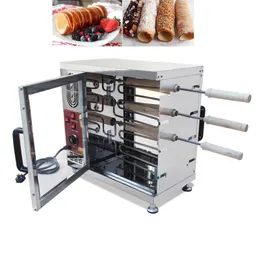 Kommersiell Rostfritt Stål Donut Churro Baker Bread Oven Chimney Cake Machine