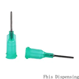 Partihandel 18g W / ISO Standard Dispensing Needles PP Luer Lock Hub 0,5 tums slanglängd Precision S.S. Dispense Blunt Tips