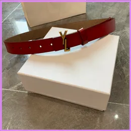Cintura da donna Designer Cintura da uomo Business New Casual Larghezza 2,8 cm Cinture Lady Street Fashion Cintura in pelle di vacchetta Lettere Fibbia all'ingrosso D224232F