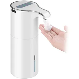 15 uncji / 450ml Automatyczny dozownik mydła bezdotykowy bezdotykowy - akumulator wodoodporny pompa piankowa 211206