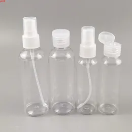 50 teile/los 60 ml 100 ml Klare Kunststoff Parfüm Flasche Mit Clip Kappe Spray Zerstäuber Leere Kleine