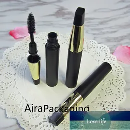 Tubo de mascara preto da qualidade superior da garrafa 7,5ml de armazenamento de plástico do creme do olho do recipiente do líquido do crescimento da sobrancelha