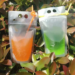 300ピースの水のボトルプラスチックドリンクの袋が付いている袋の袋が付いている袋の袋が無毒の使い捨て可能な飲み込みコンテナ党xbjk2006