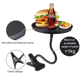 Car Bracket Cup Holder Food Tray Snacks Drink Burgers French Fries Mount Organizer Accessories Adjustable Movable Table