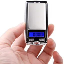 100PCs bilnyckeldesign 200g x 0.01g Mini Electronic Digital Smycken Scale Balance Pocket Gram LCD-skärm