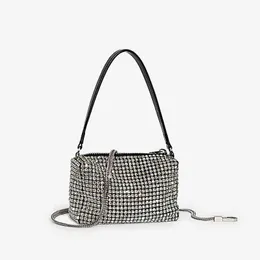 Torby torebki szykowne marka projektant Diamonds torebki na ramię torebki dla kobiet Bluing błyszczącego dhinestone mini s dziewczęta panie kryształ 1116