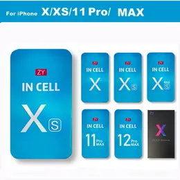ЖК -дисплея для iPhone x S 11 Pro 11pro Max Zy сенсорный экран дигитизатор замена дигитизатора без мертвого пикселя