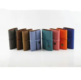 A6 Retro Creative Bandage Notepad Pocket Bookkeeping Book Diary Leather Small Notebook