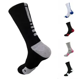 DHL Ship USA Professional Elite Basketball Socks Long Knee Athletic Sport Socks Men Fashion Compression Thermal Socks FY7322