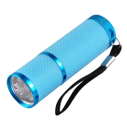 Mini UV-LED-Lichtlampe Nageltrockner für Gelnägel 9 LED-Taschenlampe Portabilität Nageltrockner Maschine Nagelkunstwerkzeuge 50 Stück DHL