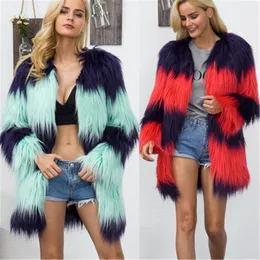 Design Colorful Down Fur Kurbit Fur Kurtka Producenci Coats Winter Ciepła płaszcz