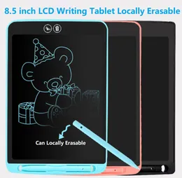 NUOVO tavolo da disegno LCD portatile da 8,5 pollici Semplicità Blocchi per scrittura a mano grafica cancellabili localmente per regalo