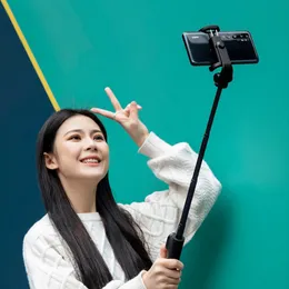 オリジナルXiaomi Youpin MIズーム三脚スティックモノポッドBluetoothリモートの折りたたみ式Selfie Mini Disprods IOSのAndroidのための拡張可能なMonopod高品質