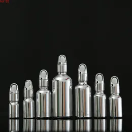 5/10 / 15/20ml Pusty Złoty Silver Dropper Szklany Butelka Perfumy Perfumy Nasal Oil Oil E Wym Makeup Odłudnia Pakiet F2012Good