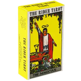 The Rider Tarot Deck Original Rider-Wite with تعليمات كتيب اللعب لوحة لعبة لعبة سطح السفينة