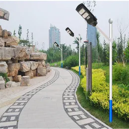 Integrated Solar Street Lamp 30W 60W 90W Radar Motion Sensor Outdoor Lighting IP67 Waterproof Garden Wall Lights a03