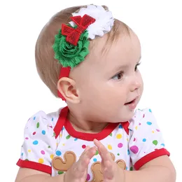 赤ちゃんヘッドバンドクリスマス弾性ヘアバンド子供子供クリスマス弓スパンコールヘアアクセサリーBoutiqueハンドメイドヘッドウェアwkha35