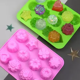 Cake Tool Flower Shaped Silicone Mold Diy Handmade Candle Soap Molds Fondant Baking Mold Fjäril